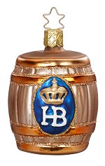 Hofbräu Beer Keg<br>2017 Inge-glas Ornament